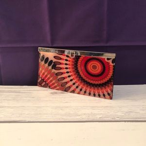 Small colorful clutch wallet.